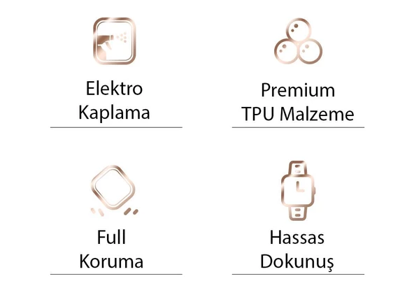 Coofbe Apple Watch 41mm Full Kaplama Silikon Kılıf, Apple Watch 2-3-4-5-6-7-8 ve SE Uyumlu Kılıf - 5