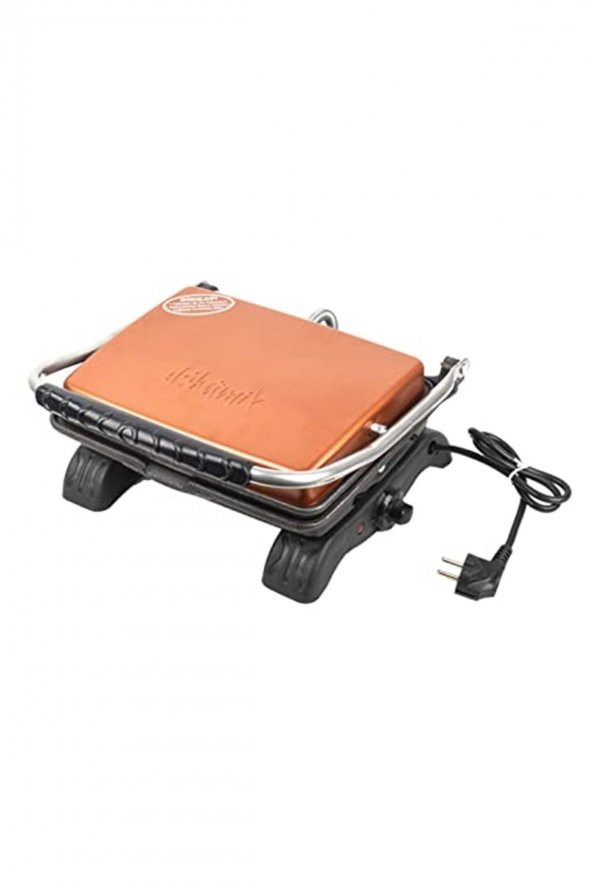 Organik (kaplamasız ) Demir Döküm Tost Makinası 1800 Watt (rose Gold) - 2