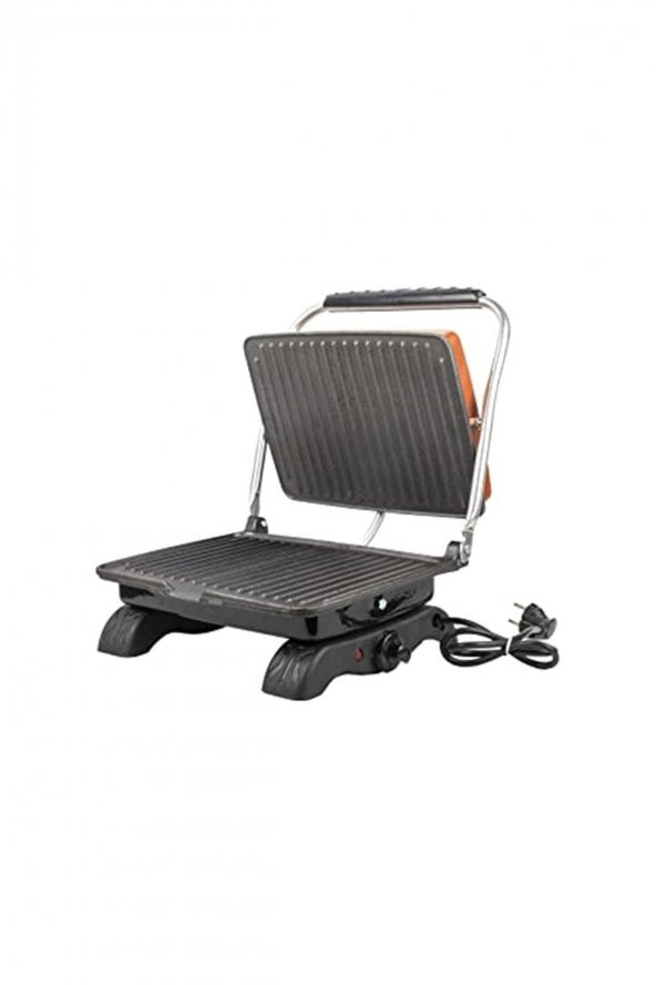 Organik (kaplamasız ) Demir Döküm Tost Makinası 1800 Watt (rose Gold) - 3