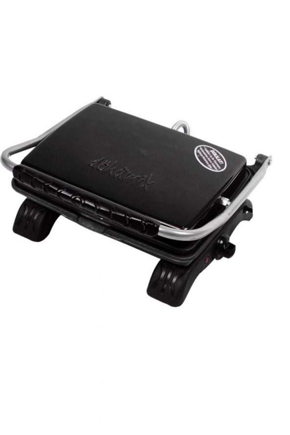 Döküm Organik Tost Makinesi 1800w Siyah Ev Tipi - 1