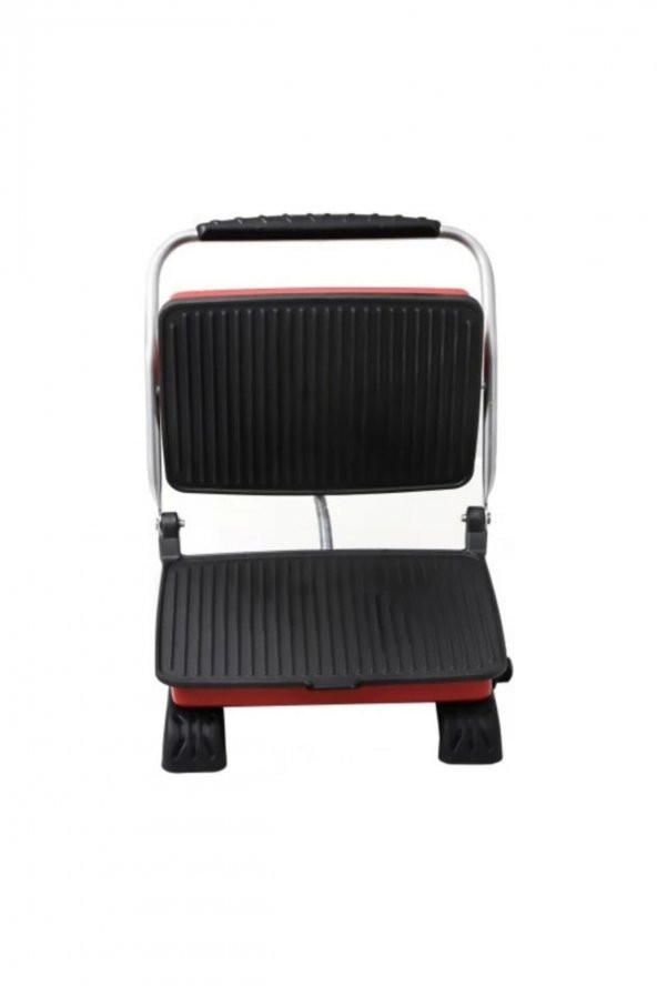Döküm Organik Tost Makinesi 1800w Kırmızı Ev Tipi - 2