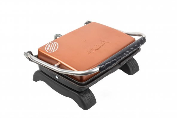 Organik Pik Demir Döküm (Kaplamasız- Anti Kansorejen ) Tost Makinası ROSE GOLD TÜRKİYEDE İLK - 3