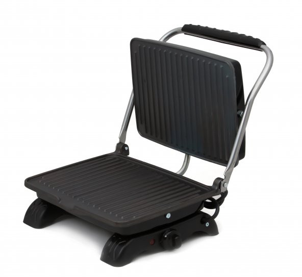 Döküm Organik Tost Makinesi 1800w Inox GRİ Ev Tipi - 3