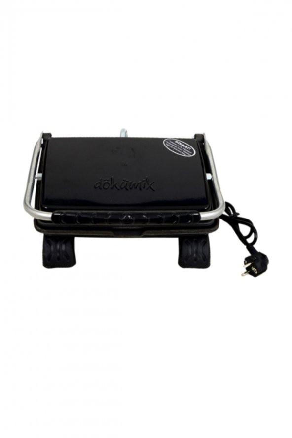 Döküm Organik Tost Makinesi Ev Tipi Siyah 1800w - 2