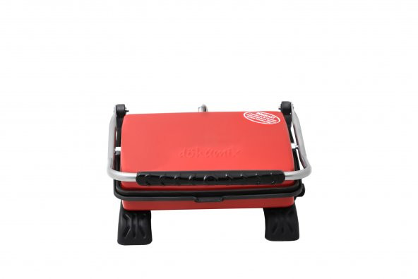 Organik Döküm Tost Makinesi Kırmızı + Ekstra Paketleme - 2