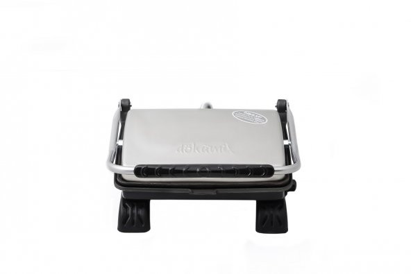Dökümix Pik Demir Döküm Organik Tost Makinesi Ev Tipi 1800W GRİ - 2