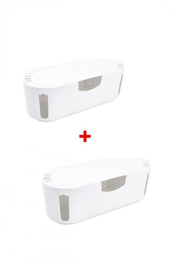 2 Adet Kablo Gizleme Ve Düzenleme Kutusu