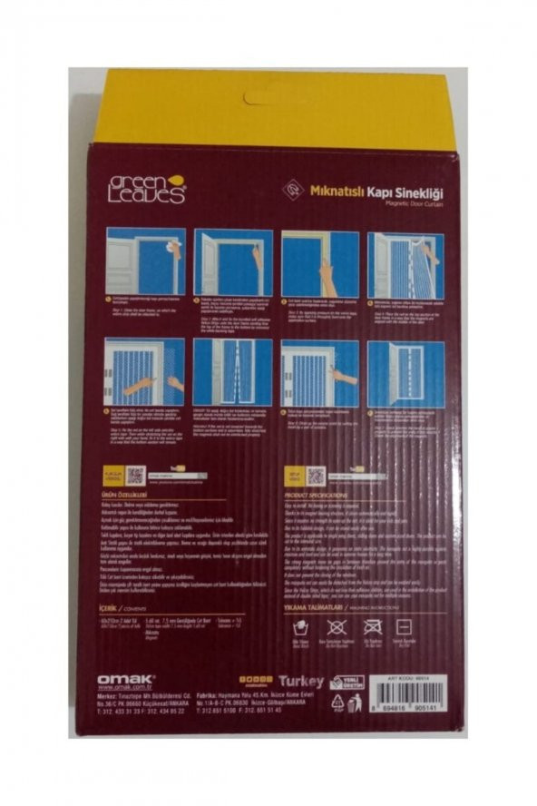 Greenleaves Mıknatıslı Kapı Sinekliği 2x(60x210) Cm 2 Adet - 4