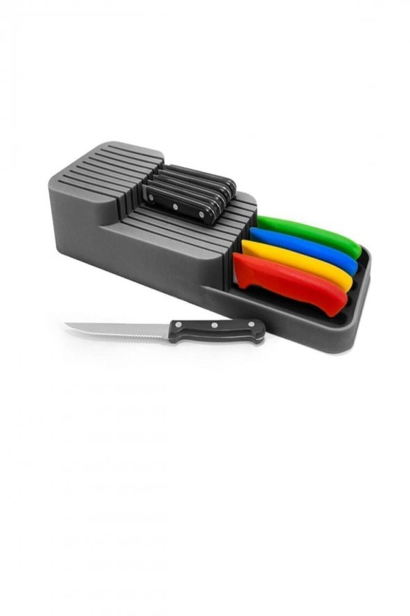 Yeni Nesil Bıçaklık Çekmece Içi Bıçak Düzenleyici Tutucu Bıçak Seti
