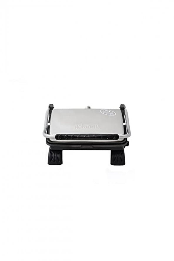 Inox( Gri ) Organik Pik Demir Döküm Tost Makinası 1800 Watt Ev Tipi - 2