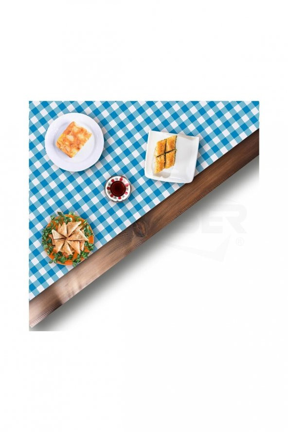 Tek Kullanımlık Masa ,Aktivite ve Mama Sandalyesi, Piknik Örtüsü 3’lü Rulo 100x120 Pötükare Desenli - 3