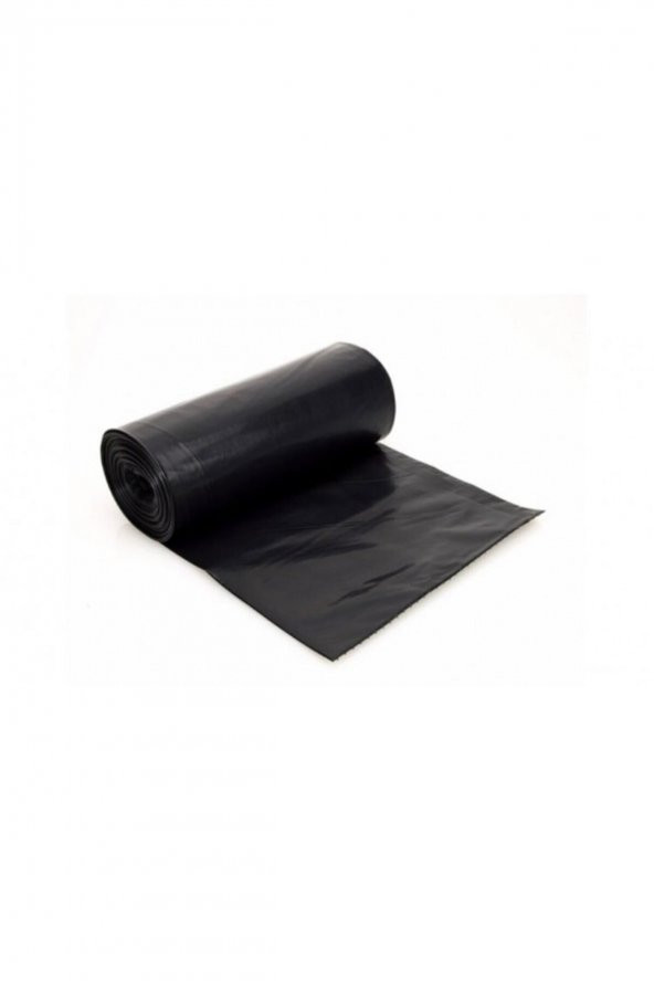 Endüstriyel Jumbo 400 Gram Siyah 80x110 Çöp Torbası Poşeti 5 Rulo 50 Adet siyah - 3