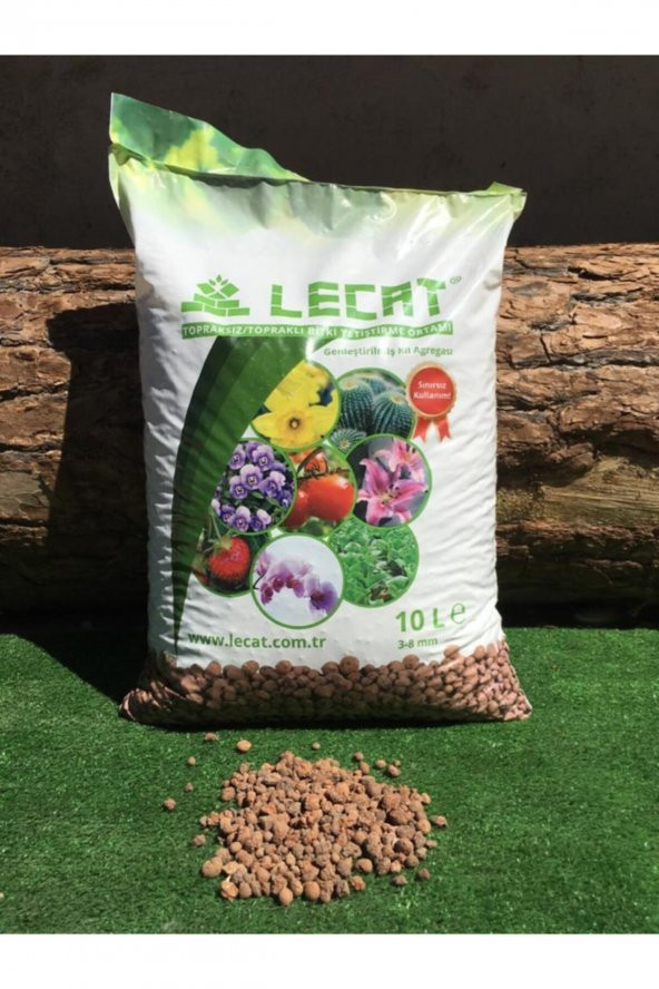 Kil Bilyesi 10 Lt 3-8 Mm Genleştirilmiş Kil Bilyesi Hidroponik Kil Bilyesi Orkide Kil Bilyesi Bitki - 3