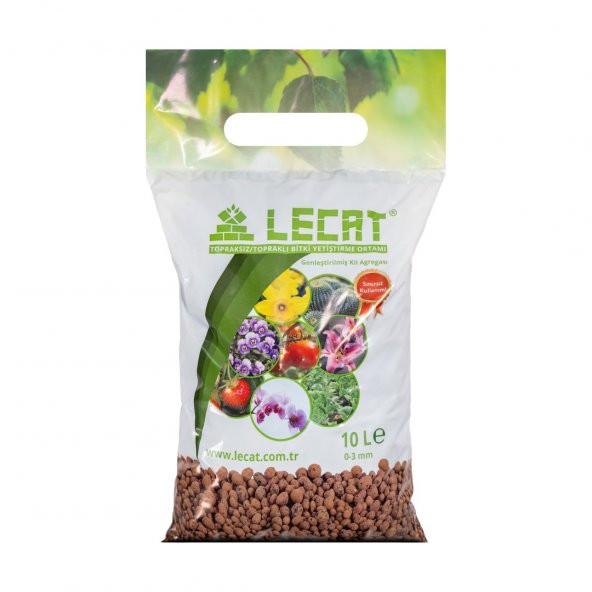 Kil Bilyesi 10 Lt 0-3 Mm Hidroponik Toprak Lecat Kil Bilyesi Hidroton Hidrokültür Toprağı