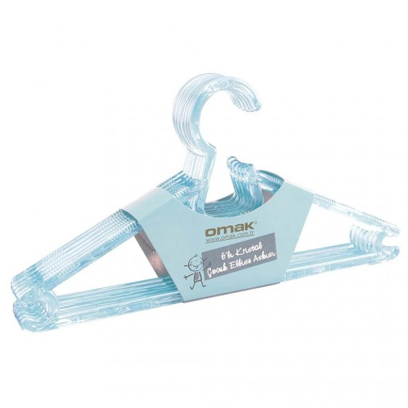 6Lı Kristal Çocuk Elbise Askısı - 2