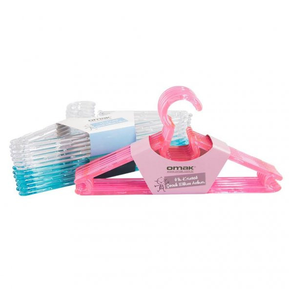 6Lı Kristal Çocuk Elbise Askısı - 3