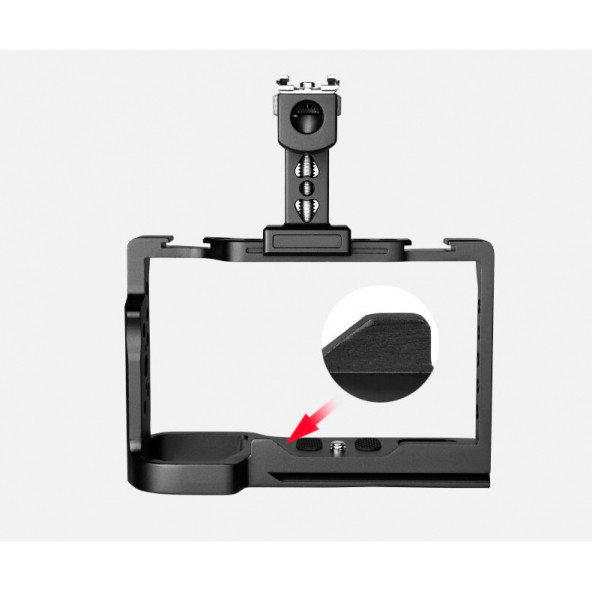 Ayex C24 Cage, Kamera Kafesi Sony A7C Uyumlu (Sony Alpha 7C, ILCE-7C, A7C İçin) - 9