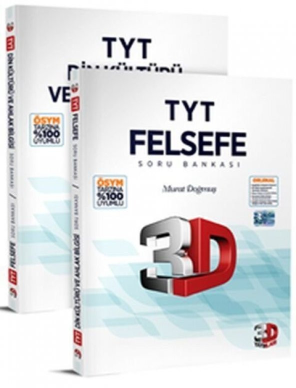 3D Yayınları 2023 TYT Felsefe ve Din Kültürü ve Ahlak Bilgisi Soru Bankası