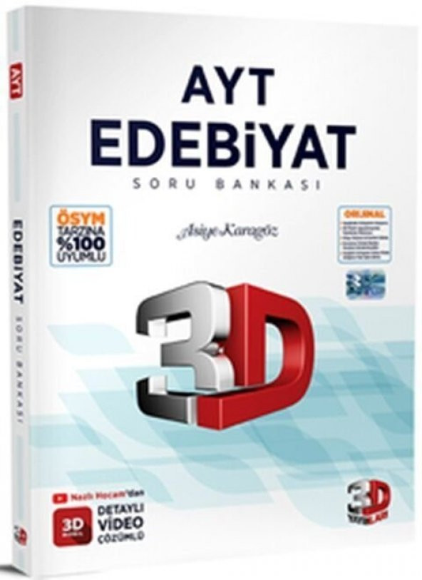 3D Yayınları 2023 AYT Edebiyat Soru Bankası