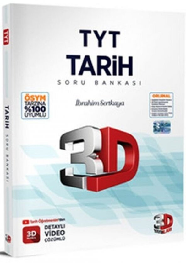 3D Yayınları 2023 TYT Tarih Soru Bankası