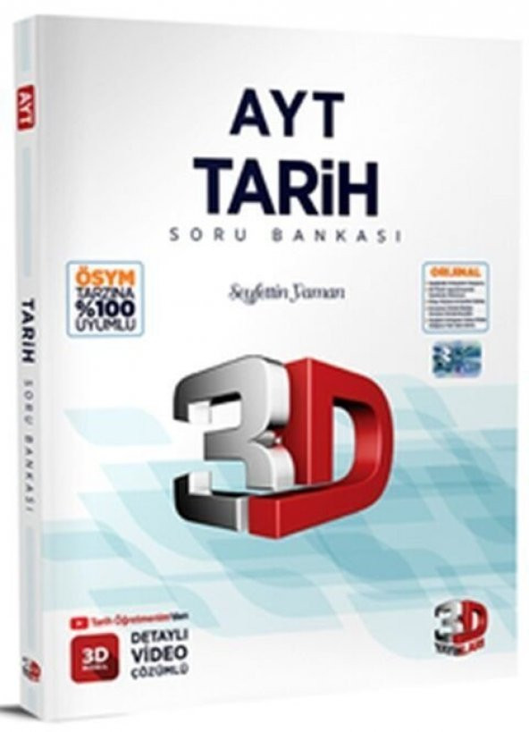 3D Yayınları 2023 AYT Tarih Soru Bankası