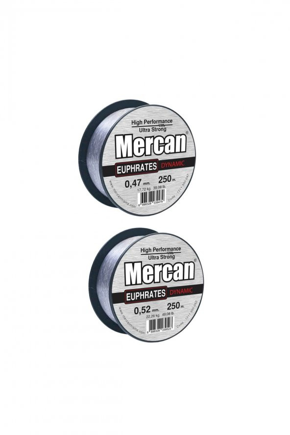 Mercan Ultra Dynamic GÜMÜŞ GRİ (300 m) Makara Misina - 3