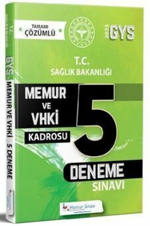 Memur Sınav GYS Sağlık Bakanlığı Memur VHKİ 5 Deneme