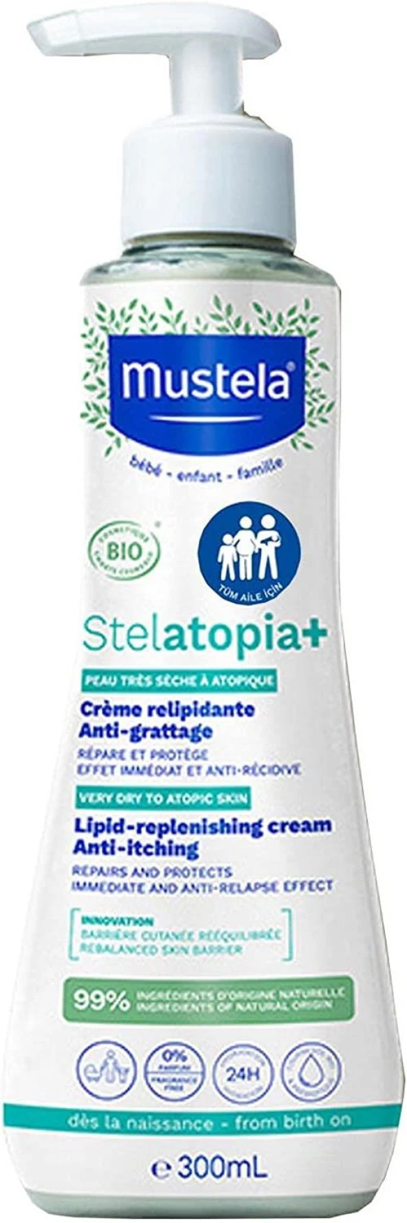 Mustela Stelatopia Lipit Yenileyici krem 300 ml