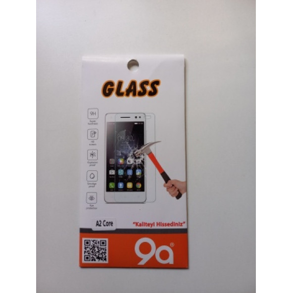 ASLANTİC SAMSUNG A2 CORE A260 KIRILMAZ CAM KORUYUCU
