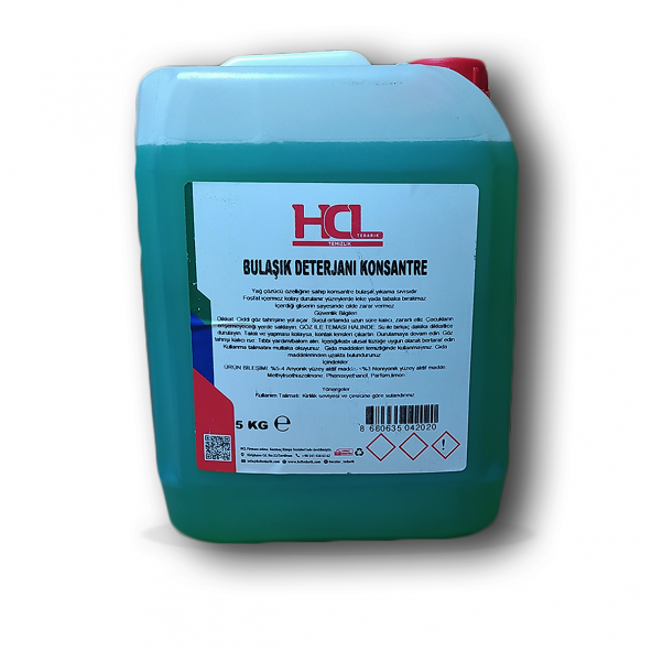 HCL Konsantre Bulaşık Deterjanı Çam Ferahlığı 5Kg