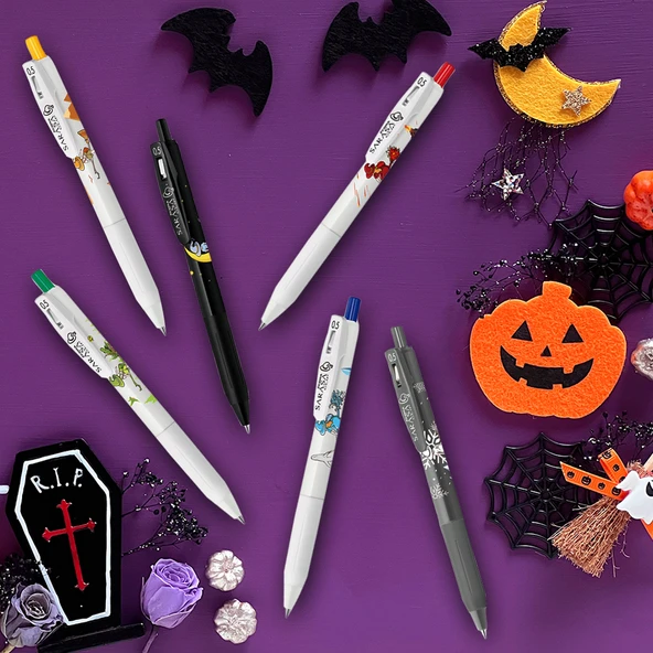 Zebra Sarasa 0.5mm Limited Edition 5'li Jel Kalem Seti - Witch / JJ15-WI-5C - Resim 4