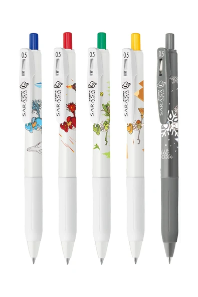 Zebra Sarasa 0.5mm Limited Edition 5'li Jel Kalem Seti - Witch / JJ15-WI-5C - Resim 2