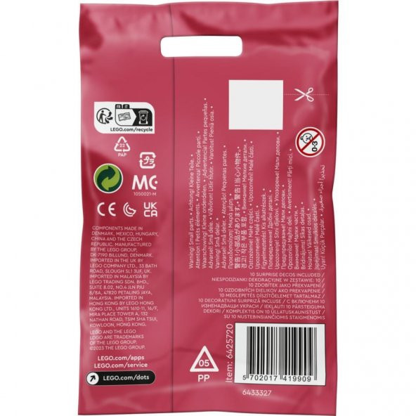 LEGO Dots 41803 Extra DOTS Series 8 - Glitter and Shine - Resim 2