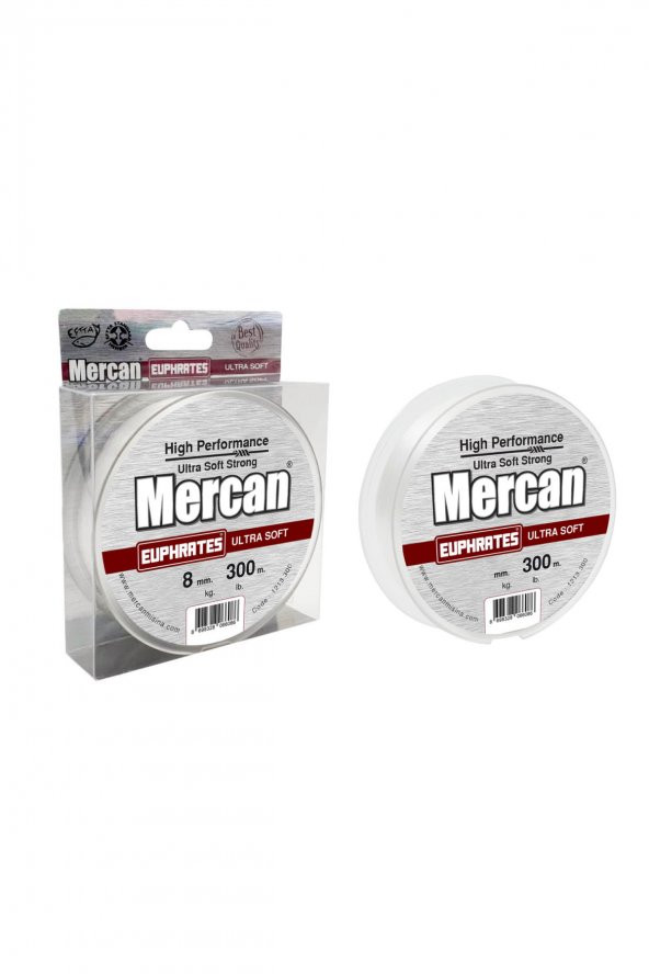 Mercan Euprates Ultra Soft BEYAZ(300m) Makara Misina