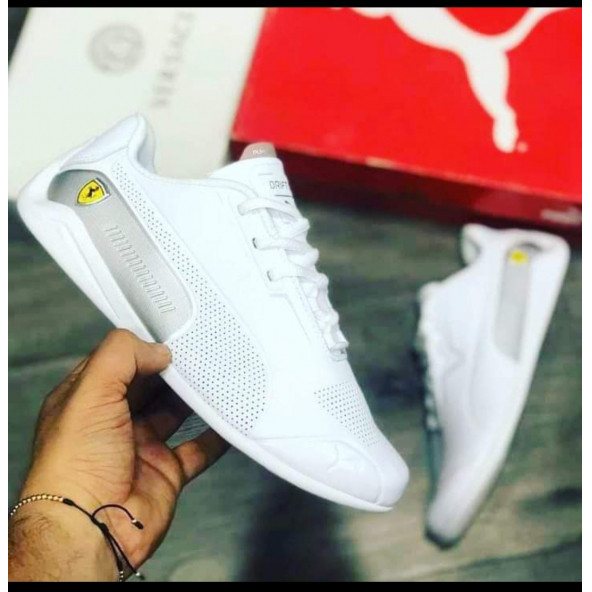 Puma Ferrari motorsport Drif Cat 8 sneaker Beyaz ayakkabı