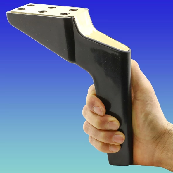 Logan Lüks Mobilya Kanepe Tv Ünitesi Konsol Koltuk Ayağı 19 Cm Siyah Gold Ayakları - Resim 7