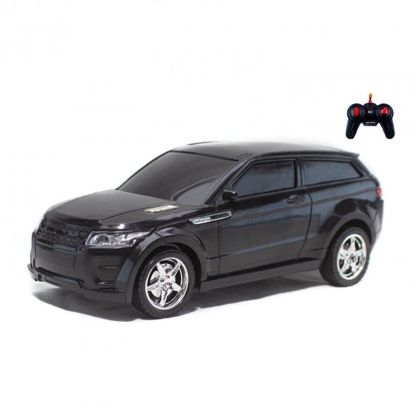 Uzaktan Kumandalı Jep Siyah 1/18 Ful Fonksiyon Pilli Işıklı 20 CM