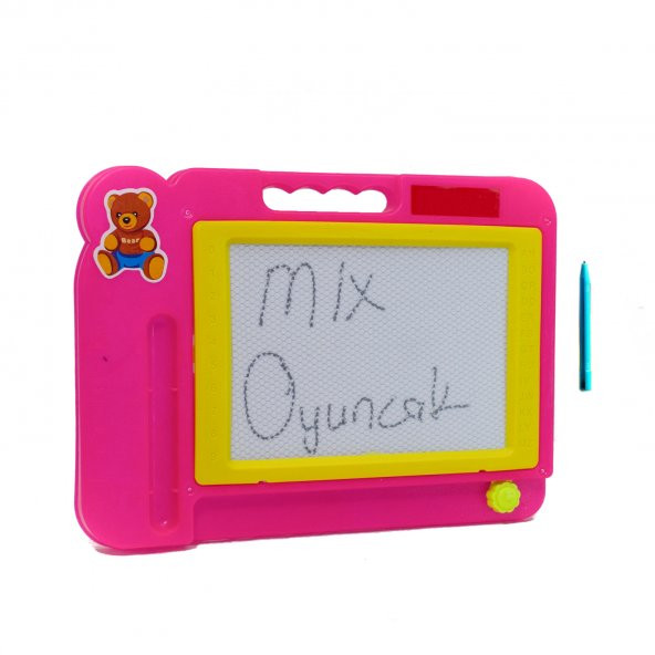 Oyuncak Yazı tahtası Manyetik Yazı Tahtası Pembe