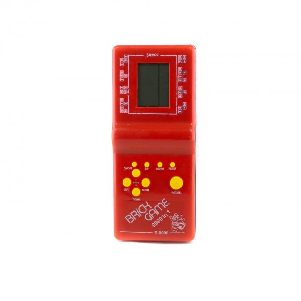 Nostaljik El Atarisi Tetris Kırmızı