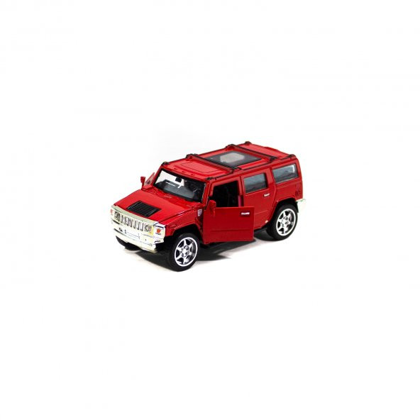 Metal Hummer Çek Bırak Oyuncak Araba Kırmızı 12 Cm