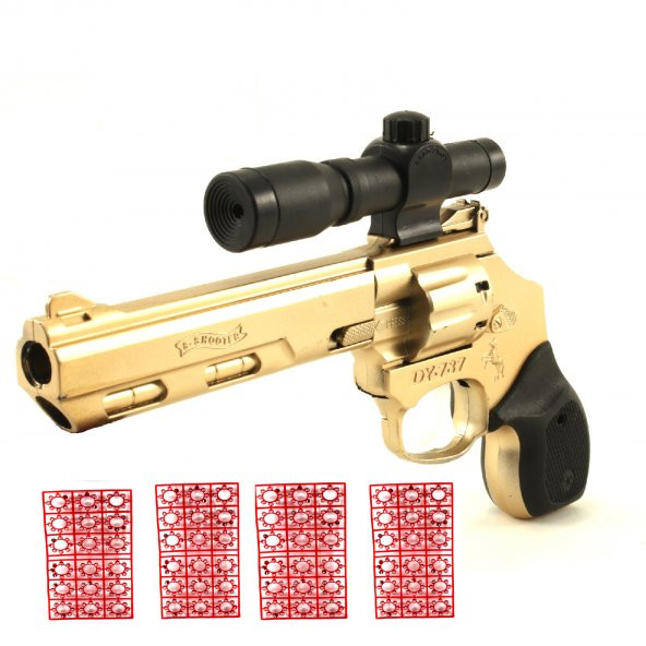 Kapsul Tabanca Gold Dürbünlü 24 Cm 72 Adet Kapsül