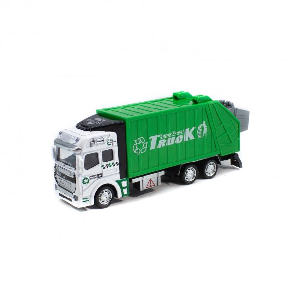Oyuncak Çöp Kamyonu Metal Çek Bırak 20 Cm