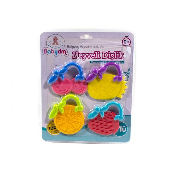 Oyuncak Dişlik Bebek Dişliği 4lü Set Babycim