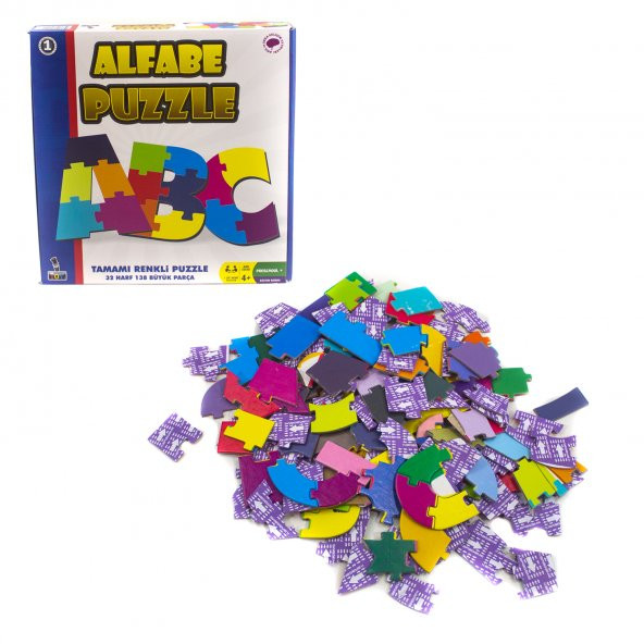 Puzzle Alfabe 32 Harf 138 Parça