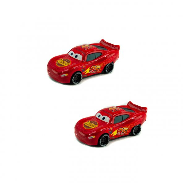 Cars Şimşek Mcqueen Metal Araba Çek Bırak İkili Set Mini