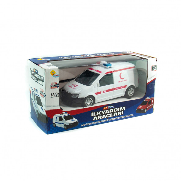 1:20 Ölçek Uzaktan Kumandalı Ambulans Full Fonksiyon - 4