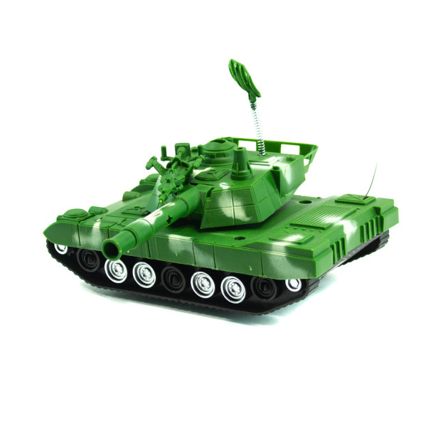 Uzaktan Kumandalı Tank Işıklı Oyuncak Tank Yarım Fonksiyon - 5