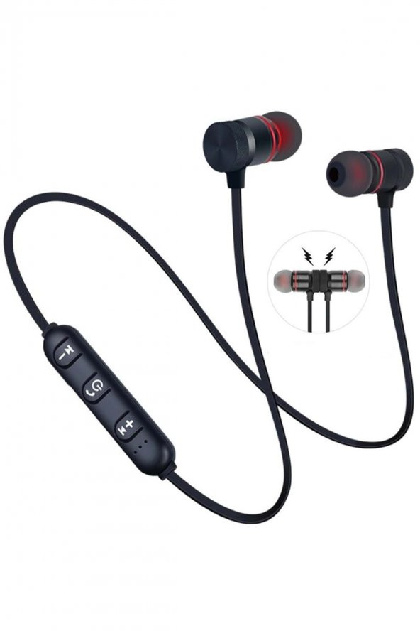 Huawei Uyumlu Cep Telefonu Uyumlu Boyun Askılı Kulakiçi Bluetooth Spor Kulaklık Kulaklıkboyun