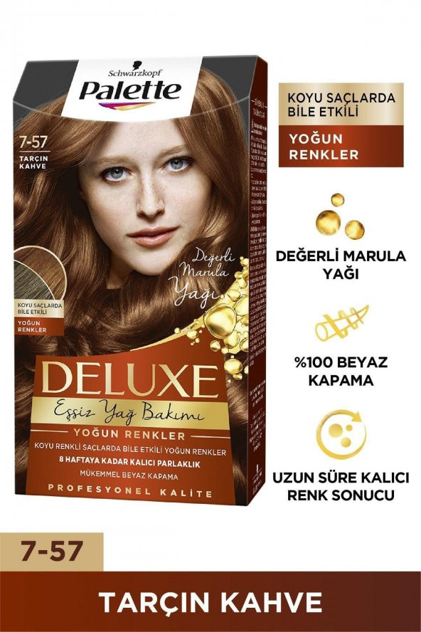 Deluxe Yoğun Renkler 7-57 Tarçın Kahve