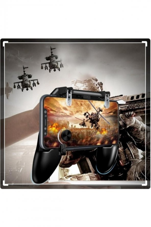 Pubg Gamepad Metal Tetik W10 Joystick Oyun Konsol Ateş Düğme L1 R1 Aparatı - 4